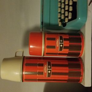 Vintage King-Seeley Thermos Pair - 1971